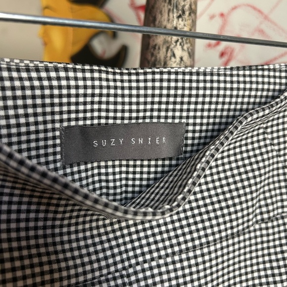 Suzy Shier Monochrome Checkered Pants - Picture 5 of 16